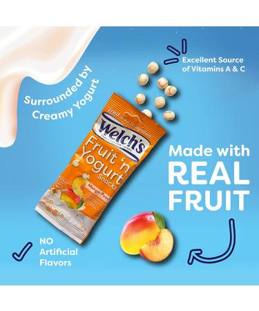 Welch's Fruit Snacks Variety Pack - Blueberry Acai & Mango Peach, Gluten-Free, 20 Single-Serve Bags, 1.8 oz Each - Buy Online on GoSupps.com