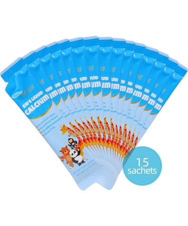 Ageless Kids Liquid Calcium Supplement, to Growing Bones, Vitamin D, Zinc, and Magnesium, with Sea Bass Extract - High Absorption, Immune Support, Gluten-Free - 25 ml (15 Count) - Buy Online on GoSupps.com