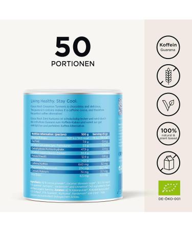 Sooper Food Cocoa Wach - Zimt - Kurkuma Powder | Bio Vegan Chocolate Nut for Fast Energy - 250g - Buy Online on GoSupps.com