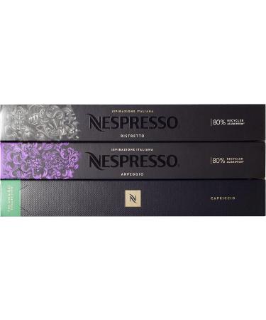  Nespresso Nespresso Lot de 30 capsules (Ristretto Arpeggio Capriccio) - Buy Online on GoSupps.com