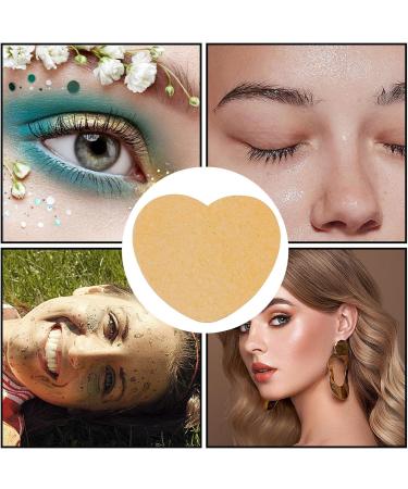 Face Sponges for Cleansing Heart Shape Compressed Face Sponge Natural Sponge Pads - Face Scrub Sponge for Facial Cleansing Exfoliate Masque Makeup Removal Skin Color - Buy Online on GoSupps.com