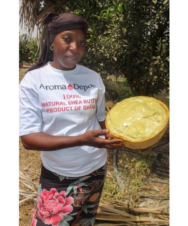 Raw African Shea Butter 3 lb. Yellow/Gold Grade A 100% Pure Natural Unrefined Fresh Moisturizing Ideal for Dry and Cracked Skin. It can be used in Body Hair and Face. - Buy Online on GoSupps.com