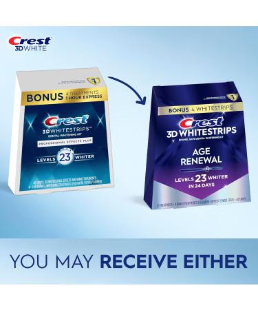 Crest 3DWhitestrips Professional Effects + 1 Hour Express Teeth Whitening Kit - 20 Treatments, 23 Levels Whiter - Buy Online on GoSupps.com