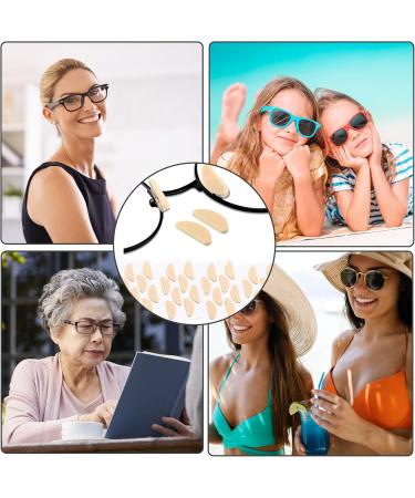 40 Pairs of Reusable Glasses Pads | Self-Adhesive Foam Nose Pads for Comfort | D-Shape Sunglasses Accessories - Buy Online on GoSupps.com