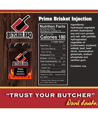 Buy Butcher BBQ Prime Barbecue Brisket Injection - 1lb - Gluten Free - Buy Online on GoSupps.com