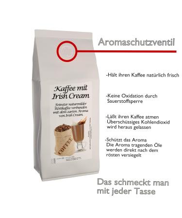 C&T Aroma Haffee - Irish Cream Flavored Coffee Ground 1000g | Premium Private Roaster Coffee - Buy Online on GoSupps.com