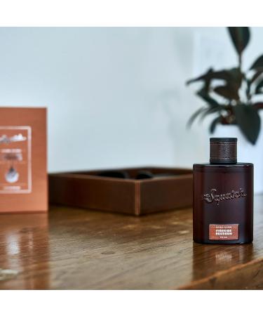 Fireside Bourbon Men's Cologne & Bar Soap Set - Spicy Bourbon & Oak Scent - Natural Ingredients for Men - Wood Barrel Bay Rum Soap - Dr. Squatch - Buy Online on GoSupps.com