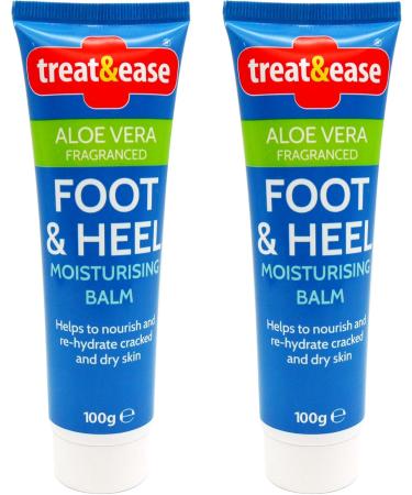 2pk Moisturising Foot Cream for Cracked Heels and Dry Skin | 200g | Dry Foot Cream for Very Dry Feet & Cracked Heel Repair Cream | Heel Balm for Cracked Heel Cream Foot Balm Feet Cream + SOL Sticker - Buy Online on GoSupps.com