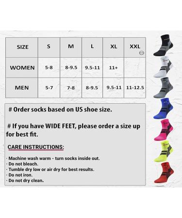 Shop Plantar Fasciitis Socks | Ankle Compression & Arch Support for Men & Women - Orange/Black Medium - Buy Online on GoSupps.com