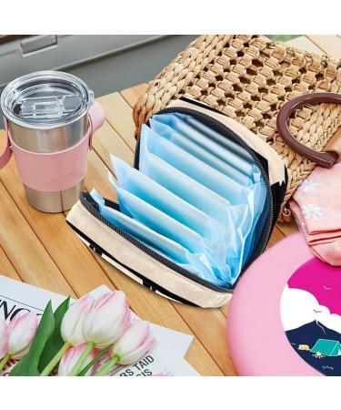 Retro Black Film Folding Board - Portable Menstrual Bag & Tie Storage for Teens & Women - Buy Online on GoSupps.com