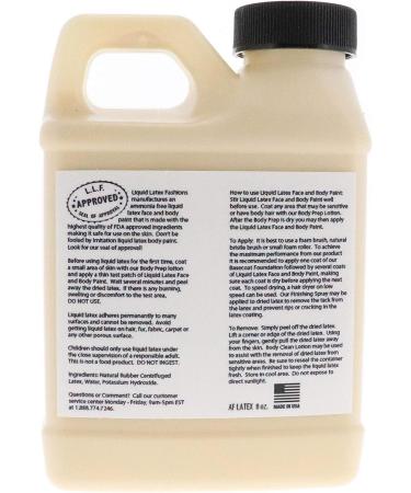 Ammonia-Free Liquid Latex Body Paint - Ideal for Halloween, Theater, Parties - 8 oz - Buy Online on GoSupps.com