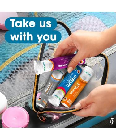 nutrazul Vitamin C 1000mg Effervescent Tablets VIT C Supplement to Help Maintain Immune Function Gluten-Free Lactose-Free Sugar-Free Preservative-Free Orange Flavor 20 Count Pack of 3 - Buy Online on GoSupps.com