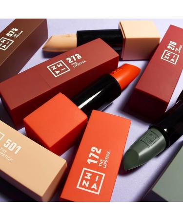 3INA Makeup Lipstick 273 - Warm Brown Matte Lip Color with Vitamin E & Shea Butter - Long Lasting, Creamy Texture - Vegan & Cruelty Free - Buy Online on GoSupps.com