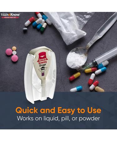 TouchKnow Multi Drug Test Kit - 30 Substance General Screening with Instant Results for Concerned Parents, Caregivers - Easy Home Drug Identification - Buy Online on GoSupps.com