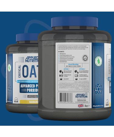  Applied Nutrition Applied Nutrition Critical Oats Banana 3 kg - 50 Servings - Buy Online on GoSupps.com
