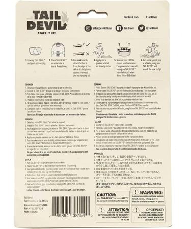 Tail Devil Skateboard Spark Plate | Enhance Your Skateboard with Sparks | Premium Skateboarder Accessory | Sparking Tail Plate Attachment (1 Pack) - Buy Online on GoSupps.com
