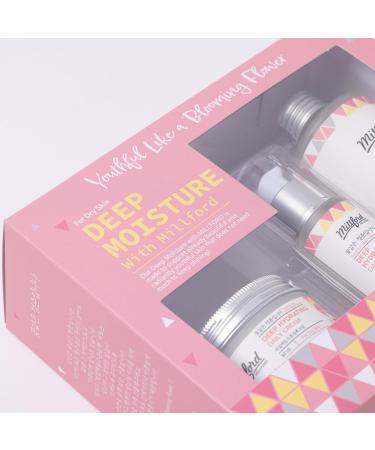 Deep Moisture Skincare Set - Hydrating Hyaluronic Acid & Panthenol for Dry Skin | Korean Moisturizing Gift Set - Buy Online on GoSupps.com