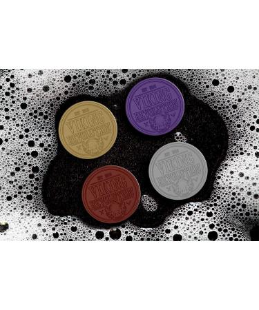 Viking Revolution Shaving Soap for Men - 4 Pack Variety, 2.5oz Puck - Use with Brush and Bowl for Smooth Wet Shave - Buy Online on GoSupps.com