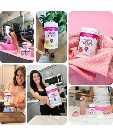 Micronized Creatine Monohydrate Powder 5g per Serving Creatine Supplement | Support ATP Boost Strength Lean Muscle & Recovery | No Sugar Dyes or Fillers | Superior Mixing - Raspberry 50 Servings - Buy Online on GoSupps.com