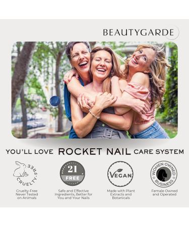 Buy BeautyGARDE Rocket Fuel Longwear Nail Polish - Opal | Strengthens & Promotes Growth | Cruelty-Free Vegan 21-Free - 0.5 Oz - Buy Online on GoSupps.com