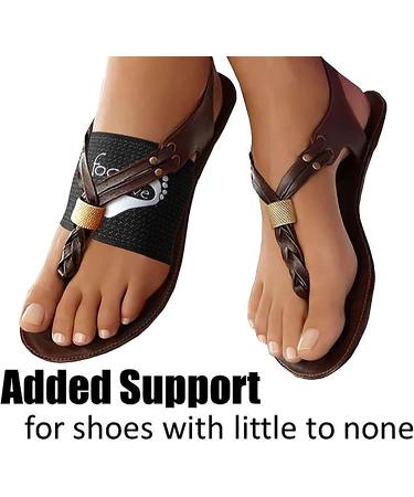 Plantar Fasciitis Arch Support Compression Bands with Copper Content - Pain Relief for Men and Women | Black - Buy Online on GoSupps.com