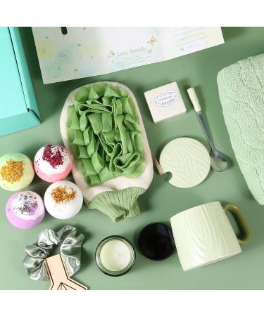 Luxury Women s Gift Set 12PCS Spa Bath Box with Mug Candle Bath Bombs Soap & Hair Towel Relaxation Self-Care Gift for Birthday Christmas Mother s Day - Buy Online on GoSupps.com
