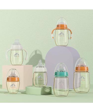 Gulicola Natural Baby Bottle Nipples - Breast-Like, Anti-Colic, Wide-Neck, Slow Flow (0m+ S) - 3 pcs - Buy Online on GoSupps.com