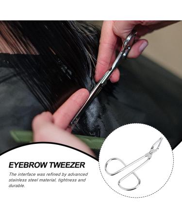 FRCOLOR Eyebrow Scissor Tweezers Scissors Shaped Eyebrow Tweezers Clip Stainless Steel Scissor Handle Tweezers Brow Hair Plucker Remover for Men Women - Buy Online on GoSupps.com