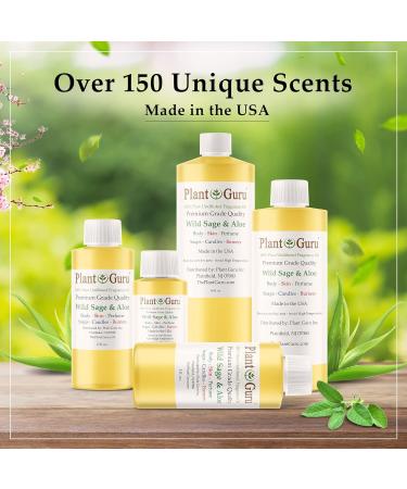 Wild Sage and Aloe Fragrance Oil - 4 fl. oz. for DIY Soap Candles Bath Bombs & Aromatherapy - Buy Online on GoSupps.com