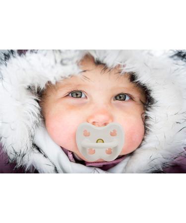 Hevea Colored Natural Rubber Pacifier - Eco-Friendly Non-Toxic BPA-Free Plant-Based for 3-36 Months (Nordic Sea Green) - Buy Online on GoSupps.com