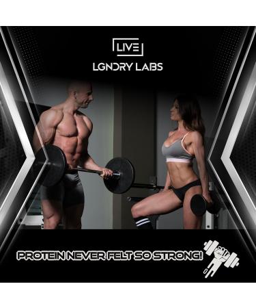LIVE LGNDRY LABS Grass-Fed Vanilla Whey Protein Powder | Organic Non GMO No Soy and Gluten Free - 27 Servings | NSF Certified for Sport - Buy Online on GoSupps.com