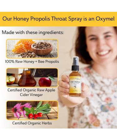 Mickelberry Gardens Honey Propolis Throat Spray - Soothing Sore Throat Relief & Propolis Immune Support for Adults & Kids - Herbal & Honey Formula (2 oz 2 Pack) 2 Fl Oz (Pack of 2) - Buy Online on GoSupps.com