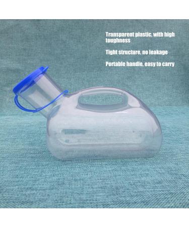 Urine Bottles Male Urinals for Men 1000ML Portable Urinal Bottle Men Urinal Handle Transparent Plastic Urine Container - Buy Online on GoSupps.com