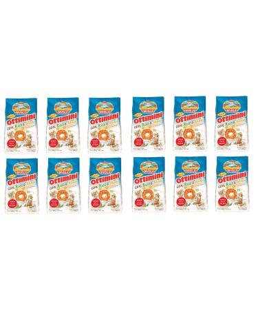 Divella Divella Ottimani with Rice and Corn Biscuit Cookie with Rice and Corn 400 g Pack of 12