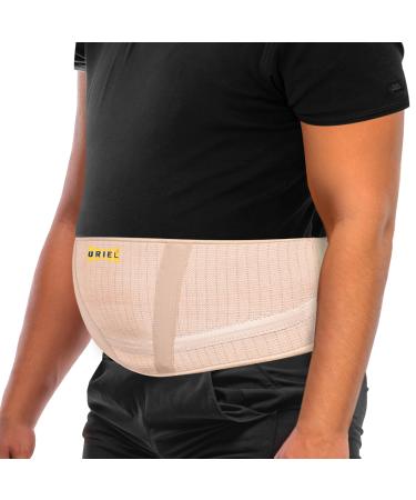 URIEL Abdominal Belt for Hanging Belly - Abdominal Binder for Post-surgery Men Women Belly Binder Belly Support Band Waist Binder After Tummy Tuck Surgery Obese Belly Support Abdominal Wrap XL X-Large (41-44)