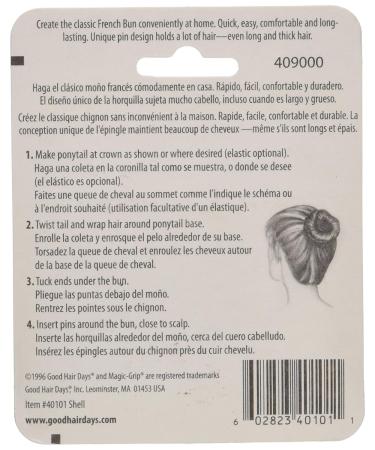 Good Hair Days Magic-Grip Hair Pins Set of 10 - Shell Tortoise Brown - Buy Online on GoSupps.com