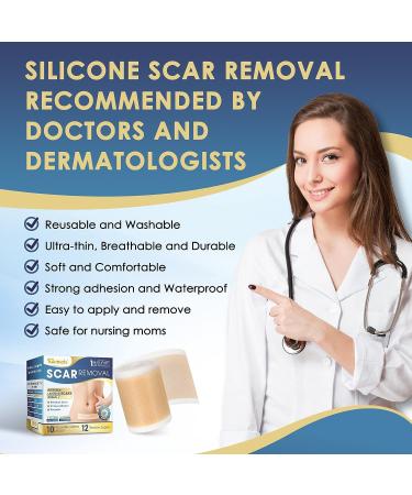 Silicone Scar Sheets 1.6 x 60-1.5M - Keloid & Burn Therapy Gel Tape for Scar Removal - Buy Online on GoSupps.com