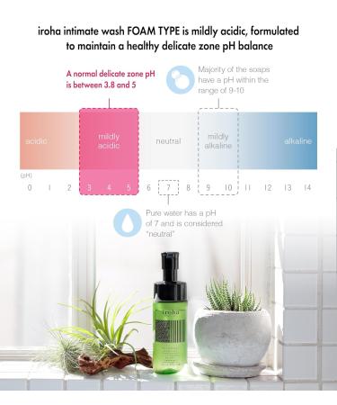 iroha Intimate Wash Foam - Citrus & Bergamot | pH Balanced Moisturizing Made in Japan | 60 Uses | 5 fl oz - Buy Online on GoSupps.com