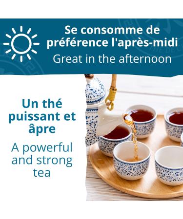 Khla Blue Tea Oolong - Organic 80 Pyramid Tea Bags | Premium Infusettes for International Shipping - Buy Online on GoSupps.com