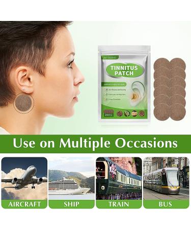Tinnitus Relief Patches - 24 PCS All-Natural Ear Patches for Tinnitus & Carsickness - Boost Blood Circulation - Buy Online on GoSupps.com