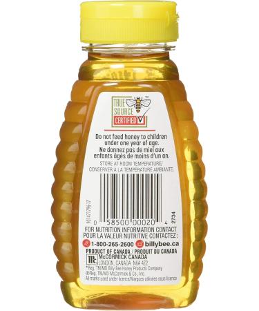 Billy Bee Honey Pure Natural Honey Liquid White Squeeze 250g - Buy Online on GoSupps.com