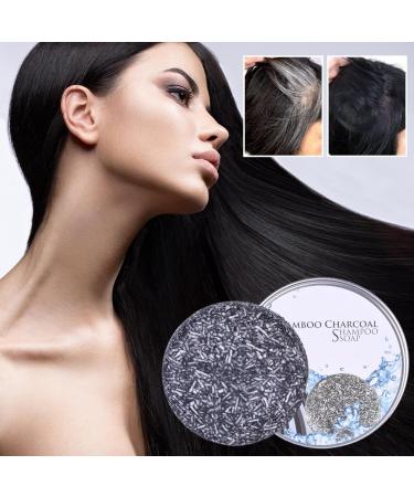 higyee Inverted Bar Gray 50g Natural Mane Gray Reversal Bar antigray soap hair darkening soap unisex shampoo Natural Gray Gone Bar shampoo bar - Buy Online on GoSupps.com