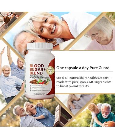 Blood Balance Formula Blood Sugar Blend - containing Cinnamon Chromium and Ginseng All-Natural Ingredients Non-GMO 60 Capsules - Buy Online on GoSupps.com