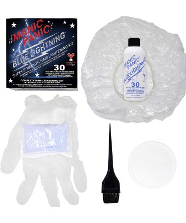 MANIC PANIC Blue Lightning Bleach Kit 30 Vol - Ultimate Hair Bleaching Solution - Buy Online on GoSupps.com
