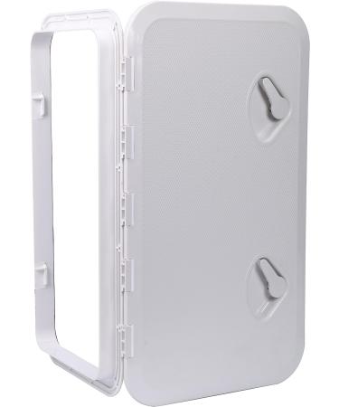 Amarine Made 24 x 14 Marine Deck Hatch Access Hatch & Lid - White/Black - Buy Online on GoSupps.com