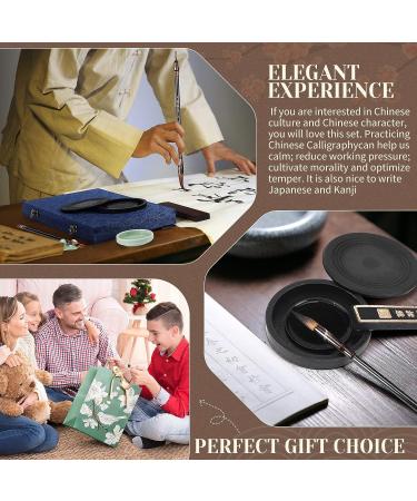 14 Pieces Chinese Calligraphy Brushes Gift Set Painting Writing Brushes Watercolor Brushes Set Sumi Painting Brushes Kanji Art Brushes with Calligraphy Copy Card and Water Writing Cloth for Beginners - Buy Online on GoSupps.com