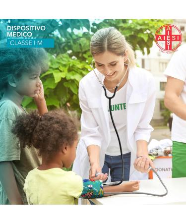 Buy AISI Pediatric Blood Pressure Monitor - Professional Aneroid Classic Model with Stethoscope | Precision A8 | 24 Months Guarantee - Buy Online on GoSupps.com