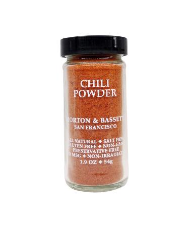 Morton & Bassett All Natural Chili Powder -- 1.9 oz 1.9 Ounce (Pack of 1)