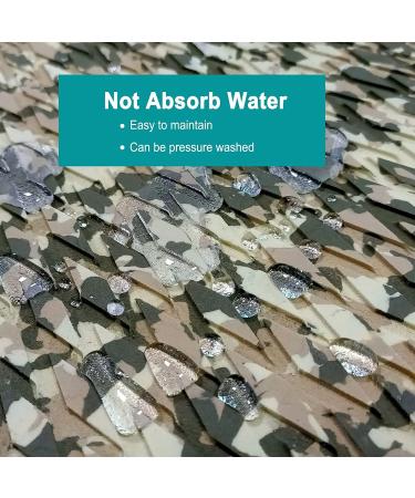 EVA Foam Boat Decking Camo Marine Flooring - Non-Slip Self-Adhesive Pad for Boat, Kayak, Yacht, Jet Ski, RV, Fishing, Surfboard, Golf Cart - Camouflage Desert Design - 94.5 x 23.62 - 1 Pc - Buy Online on GoSupps.com