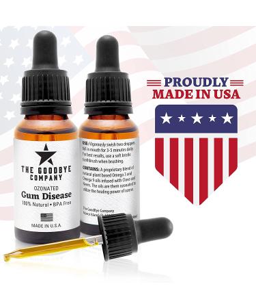 Ozonated GoodBye Gum Disease - Natural and Effective Oral Gum Disease Treatment with Neem and Clove Oils - 0.5 Fl Oz - Buy Online on GoSupps.com